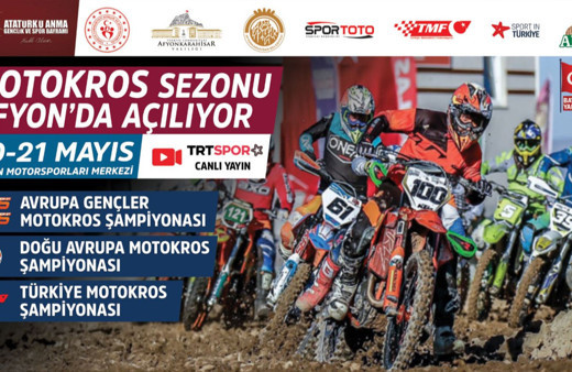 Afyonkarahisar'da 3 Motokros Şampiyonası birden düzenlenecek