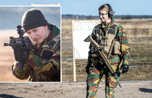 Belçika Prensesi orduda askeri eğitim alacak