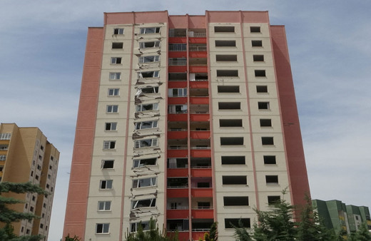 6 Şubat depreminde bu hale geldi! Bu binaya bakın bir daha bakıyor