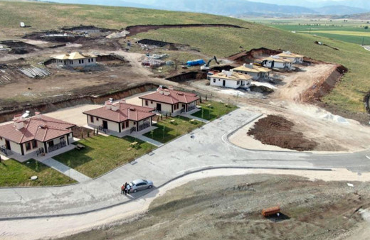 Gaziantep Nurdağı’nda köy evleri hızla tamamlanıyor