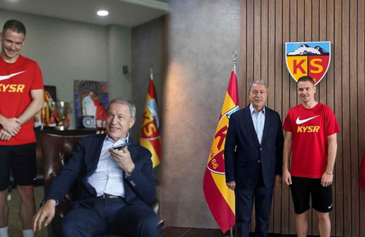 Bakan Akar'dan Kayserispor'un Yunan stoperine büyük sürpriz!