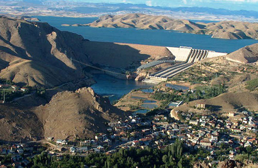 Keban Barajı'nda su seviyesi son yağışlarla normale döndü