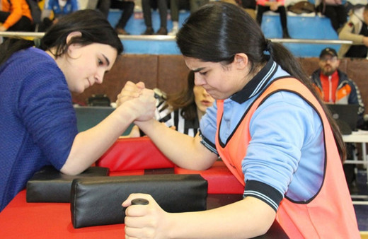 Okul Sporları Bilek Güreşi Gençler Türkiye Şampiyonası tamamlandı