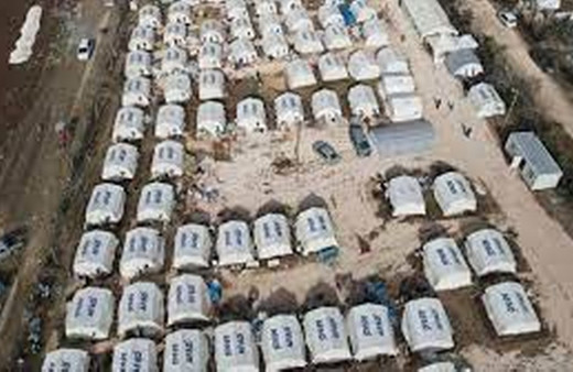 Depremin merkez üssü Pazarcık'ta deprem konutlarının inşası sürüyor