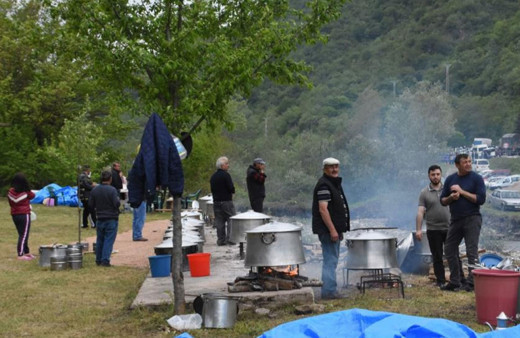 Sinop’ta geleneksel yağmur duası ve keşkek şenliği