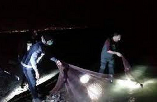 Van'da 200 metre ağ ele geçirildi