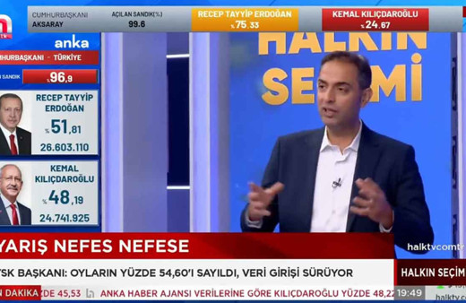 Murat Ağrıel'in Halk TV'de yaptığı yorum olay oldu: Erdoğan’ın oy oranı Türkiye’nin genelini kapsamıyor"