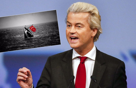 Hollanda'da Erdoğan'a oy veren Türkleri hedef aldı! Geert Wilders: Güle güle