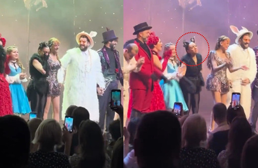 Merve Dizdar Alice Müzikali’nde dakikalarca ayakta alkışlandı! Sahnede gözyaşlarına hakim olamadı
