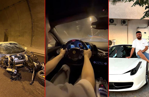 Ünlü modifiyeci Ünal Turan ölümden döndü! Korkunç kaza saniye saniye kamerada: 14 milyon liralık araç pert oldu!