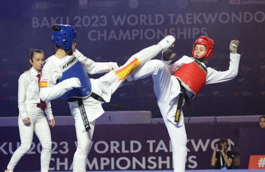 Milli tekvandocu Merve Dinçel, Dünya Şampiyonası’nda finale yükseldi