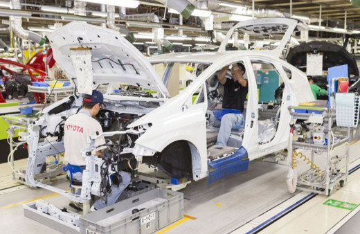 Toyota'nın küresel üretimi, aylık bazda en yüksek seviyesini gördü