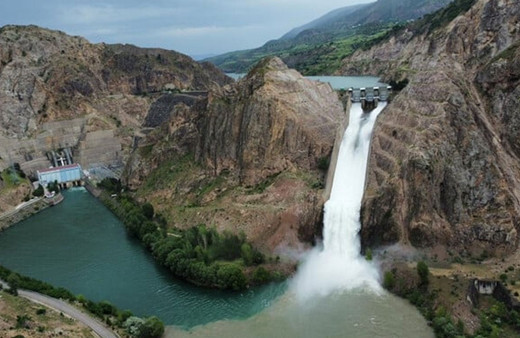 Sivas'ta Kılıçkaya Barajı yüzde 100 doluluğa ulaştı