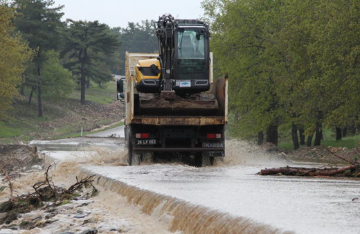Eskişehir'i sel vurdu! Felakette 3 ev yıkıldı, çok sayıda hayvan telef oldu
