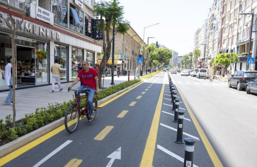 Mersin'de 125 kilometre bisiklet yolu yapıldı