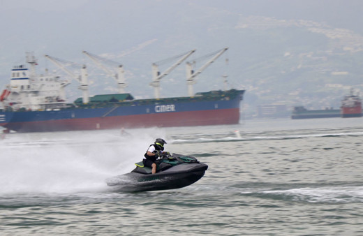 Türkiye Su Jeti ve Flyboard Şampiyonası başladı