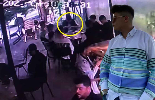 Bursa'da 17 yaşındaki gencin vurulma anı kameraya yansıdı