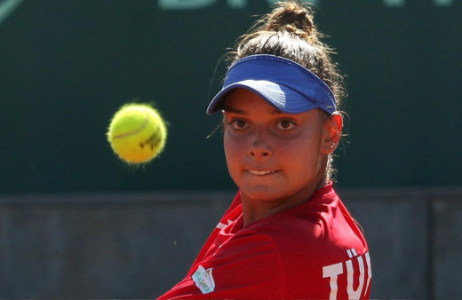 Milli tenisçi Melisa Ercan, Fransa'daki turnuvada ikinci tura yükseldi