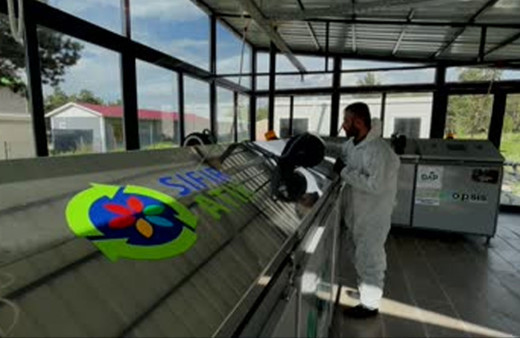 Erzurum'da yemek atıklarından üretilen gübre çiftçilere ücretsiz dağıtılıyor