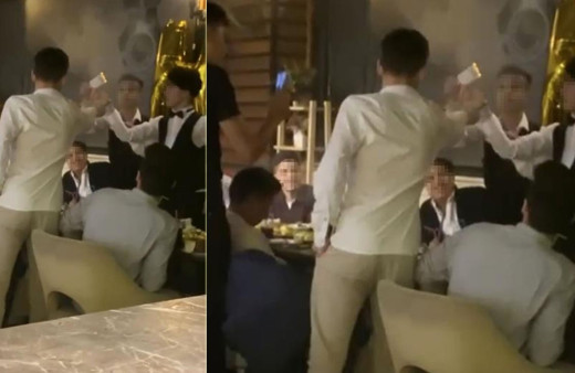 Kağıthane'de doğum günü partisinde skandal! Yabancı uyruklu şahıslar 100 TL yaktı