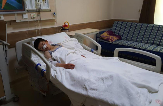 Tokat'ta ayı saldırısında yaralanan çocuğun tedavisi sürüyor