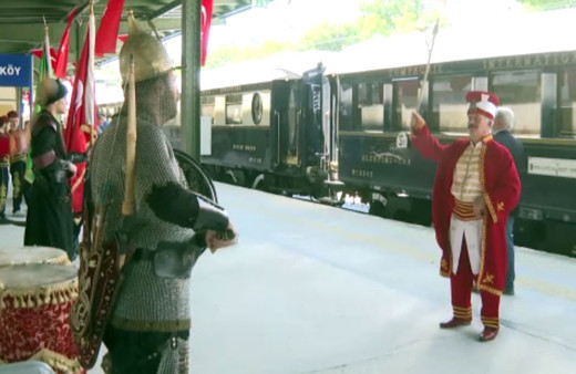 Paris'ten yola çıkan tarihi Orient Express İstanbul'a ulaştı