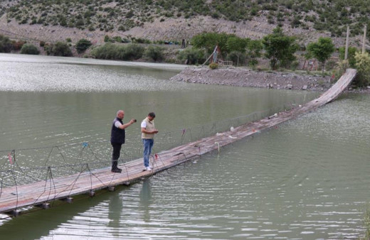 Erzurum Tortum Gölü’nde su seviyesi dokuz metre yükseldi