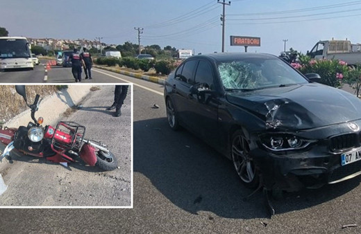 Ayvalık'ta elektrikli bisiklet ile otomobil çarpıştı: 1 ölü, 1 yaralı