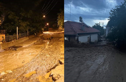 Burdur’da sağanak sele neden oldu! Dereler taştı, iş yerleri sular altında kaldı