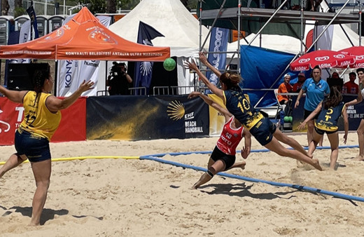 Avrupa Plaj Hentbolu Finalleri'nde ilk gün tamamlandı