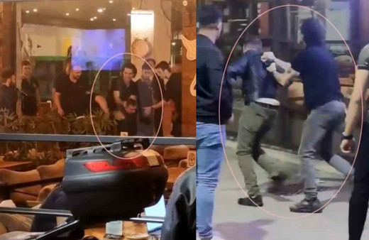 Alkollü girdiği kafede kadına zorluk çıkardı! Çalışanlar yaka paça dışarı attı o anlar kamerada