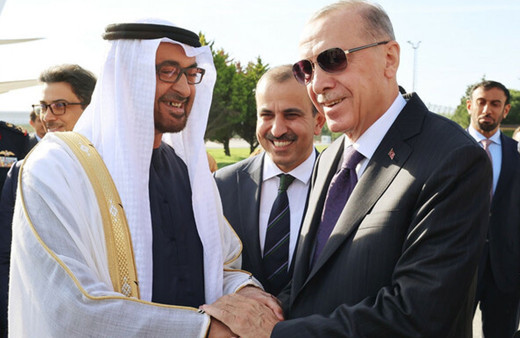 Cumhurbaşkanı Erdoğan, BAE Devlet Başkanı Muhammed bin Zayed ile bir araya geldi