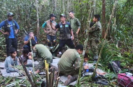 Mucize, mucize, mucize... Dünya bu görüntüleri konuşuyor! 40 gün önce düşen uçaktaki 4 çocuk sağ bulundu