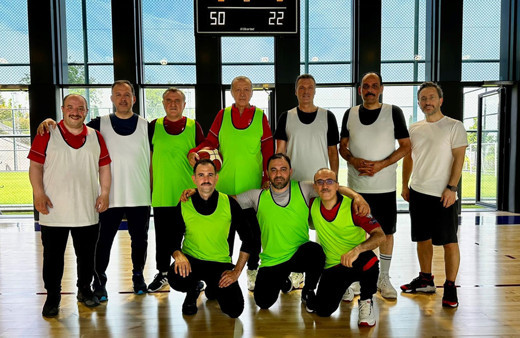 Cumhurbaşkanı Recep Tayyip Erdoğan basketbol maçı yaptı