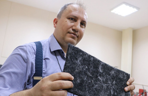 Gaziantep Üniversitesi'nde keçi kılından yalıtım malzemesi üretildi