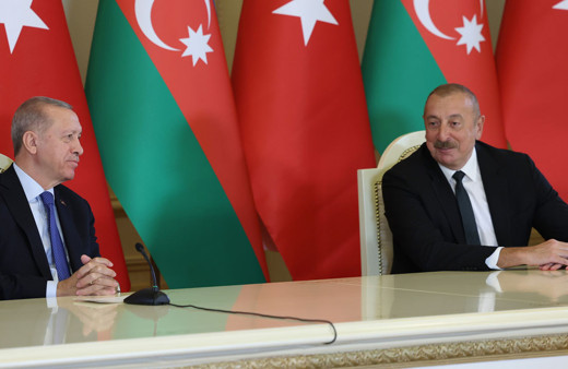 Bakü'de konuşan Cumhurbaşkanı Erdoğan'dan Zengezur koridoru açıklaması