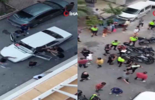 Kaza sonrası ortalık savaş alanına döndü! Öfkesini araçtan çıkardı: Beyzbol sopasıyla hurdaya çevirdi!