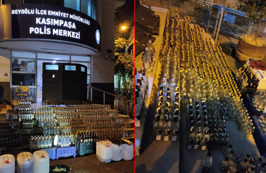 İstanbul’da bekçilerden dev operasyon: 200 litre sahte içki ele geçirildi