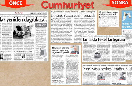 Cumhuriyet gazetesi 5 ayda nasıl döndü? Gazete küpürleri ortaya çıktı