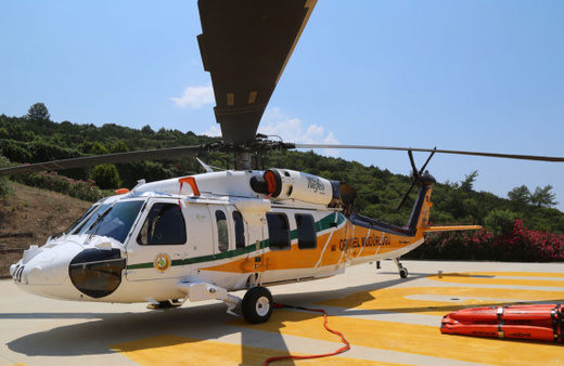 TUSAŞ'ın ürettiği yangın söndürme helikopteri "NEFES" göreve başladı