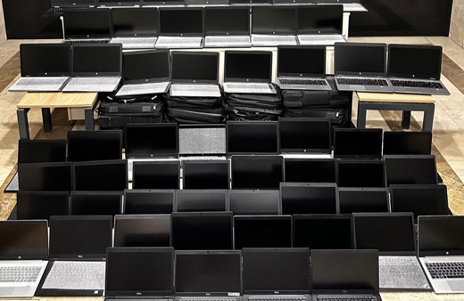 Edirne'de gümrük kaçağı 64 dizüstü bilgisayar ele geçirildi