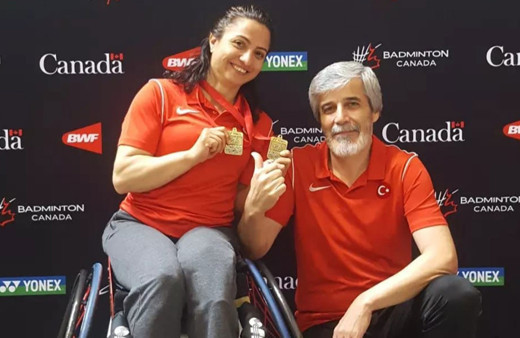 Milli para badmintoncu Emine Seçkin, 2 altın madalya kazandı