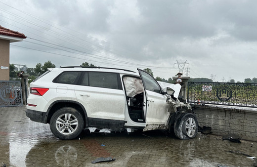 Sakarya'da kızını YKS'ye yetiştirmek isterken ölen babanın cenazesi defnedildi