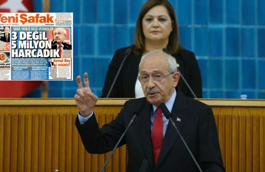 Kılıçdaroğlu'nun 3 milyonla suçladığı Yeni Şafak'tan cevap: 3 değil 5 milyon harcadık