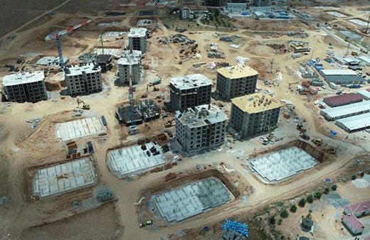 Malatya'da depremzedeler için 757 blokta konutlar yükseliyor