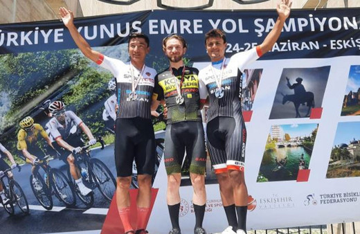 Türkiye Yol Şampiyonası: Yunus Emre etabında birinci Burak Abay