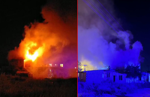 Cani adam babasına dehşeti yaşattı! Önce darbetti sonra evi ateşe verip kaçtı