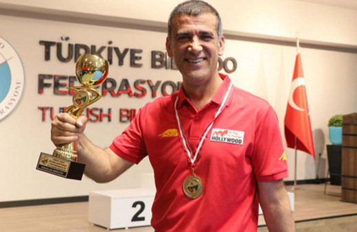 Türkiye 3 Bant Bilardo Şampiyonası: 1. etabı Tayfun Taşdemir kazandı