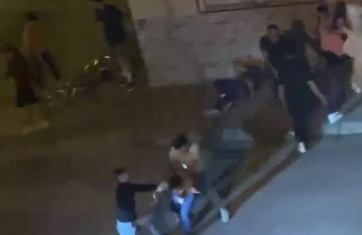 Uyuşturucu taciri olduğu iddia edilen şahsa meydan dayağı kamerada