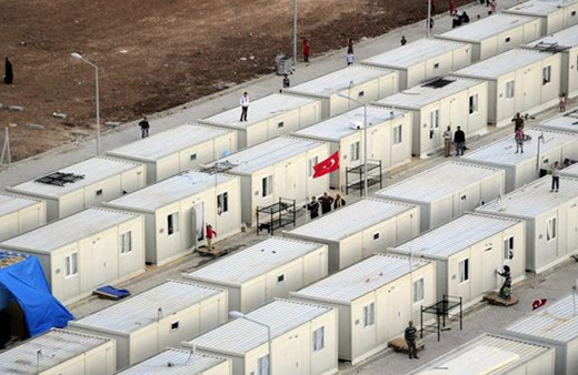 İskenderun'da yapımı tamamlanan 201 konteynerde yaşam başladı